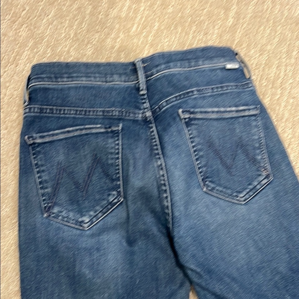 MOTHER Blue Denim Jeans